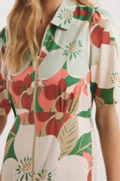 Jd Williams Geblümtes Hemdkleid Mit Reißverschluss, Grün -Next || RIVER ISLAND Verkaufsgeschäft 111 898s4