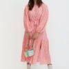 Oliver Bonas Maxikleid Mit Geometrischem Muster, Pink -Next || RIVER ISLAND Verkaufsgeschäft 154514s