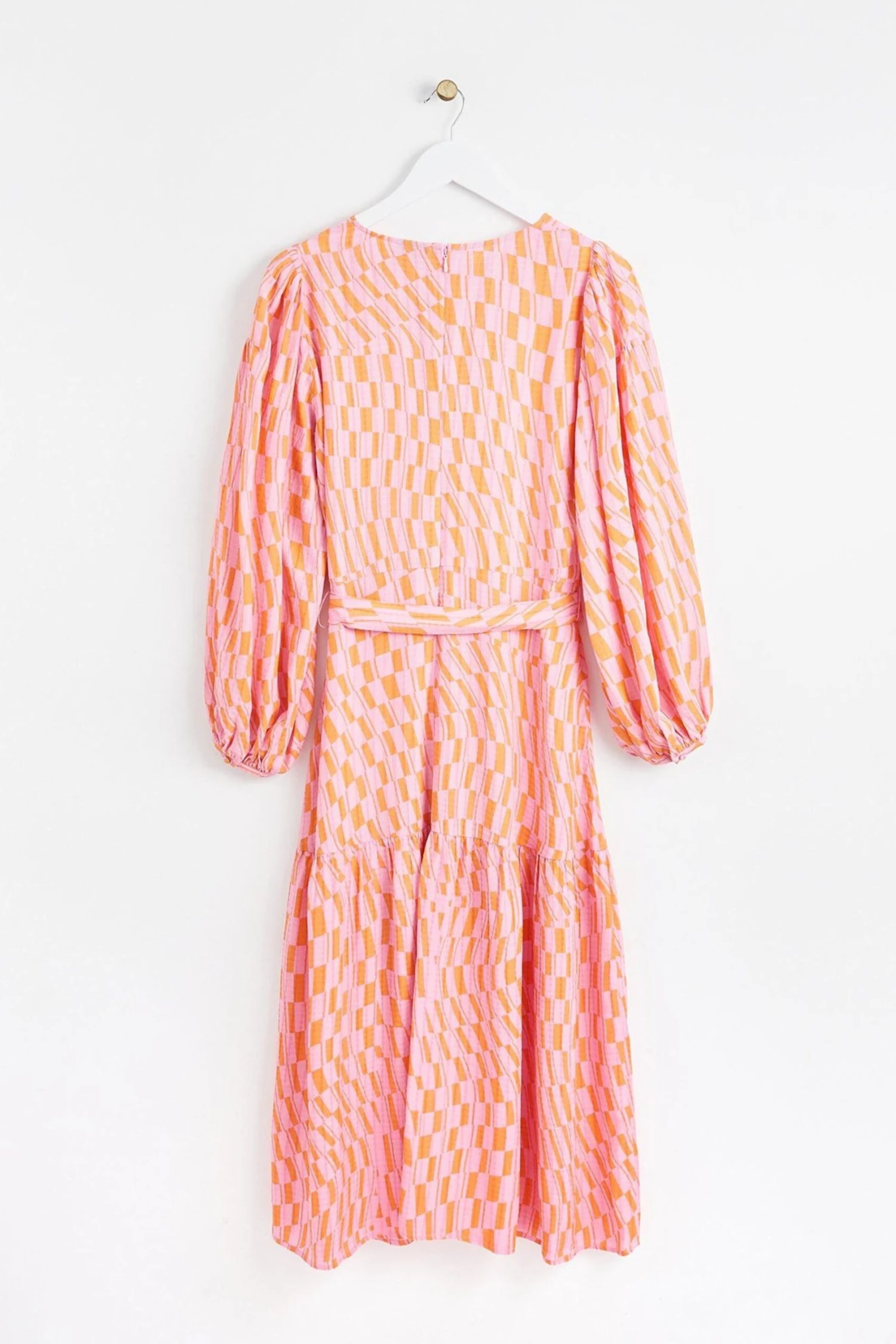 Oliver Bonas Maxikleid Mit Geometrischem Muster, Pink 7 Oliver Bonas Maxikleid Mit Geometrischem Muster, Pink – Bild 5