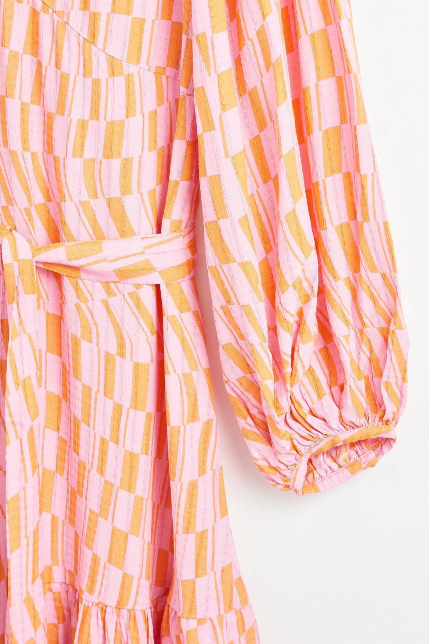 Oliver Bonas Maxikleid Mit Geometrischem Muster, Pink 9 Oliver Bonas Maxikleid Mit Geometrischem Muster, Pink – Bild 7