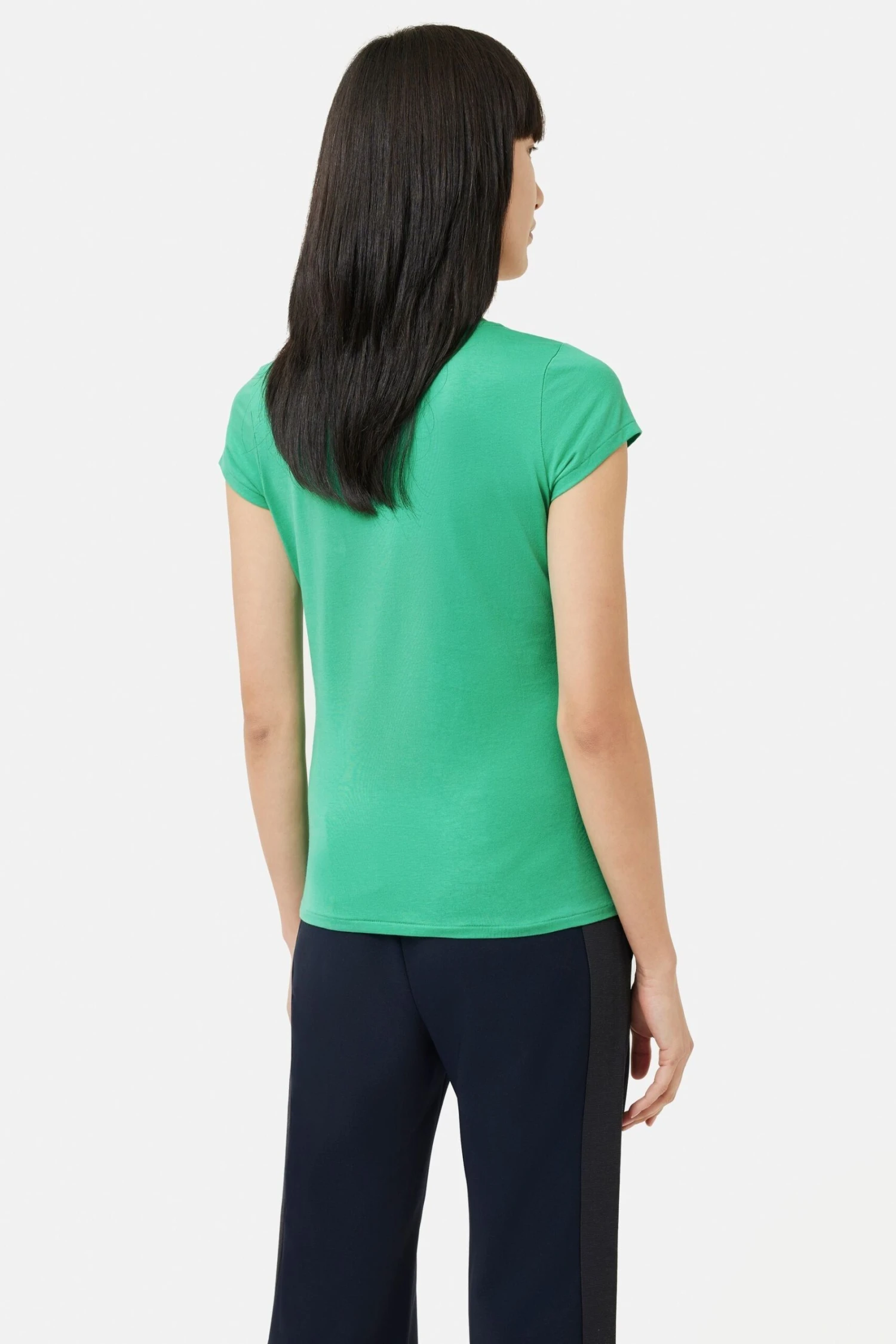 Jigsaw T-Shirt Aus Supima-Baumwolle, Grün 4 Jigsaw T-Shirt Aus Supima-Baumwolle, Grün – Bild 2