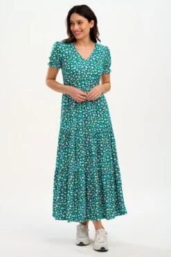 Sugarhill Brighton Bernice Kleid Mit Leotupfen In Regenbogenfarben, Grün 9 Sugarhill Brighton Bernice Kleid Mit Leotupfen In Regenbogenfarben, Grün -Next || RIVER ISLAND Verkaufsgeschäft 187609s3