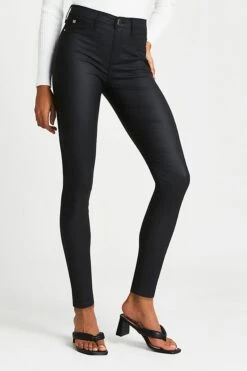 River Island Coated Skinny Jeans