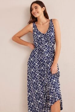 Boden Maxikleid Aus Jersey Mit V-Ausschnitt -Next || RIVER ISLAND Verkaufsgeschäft 288977s3