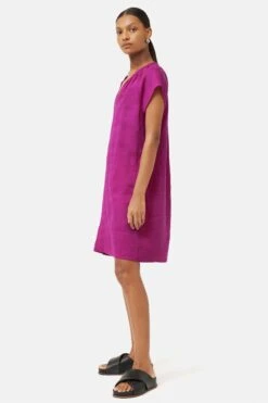 Jigsaw Gesmoktes T-Shirt-Kleid Aus Leinen, Pink 10 Jigsaw Gesmoktes T-Shirt-Kleid Aus Leinen, Pink -Next || RIVER ISLAND Verkaufsgeschäft 374586s3