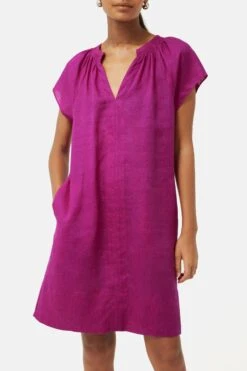 Jigsaw Gesmoktes T-Shirt-Kleid Aus Leinen, Pink 11 Jigsaw Gesmoktes T-Shirt-Kleid Aus Leinen, Pink -Next || RIVER ISLAND Verkaufsgeschäft 374586s4