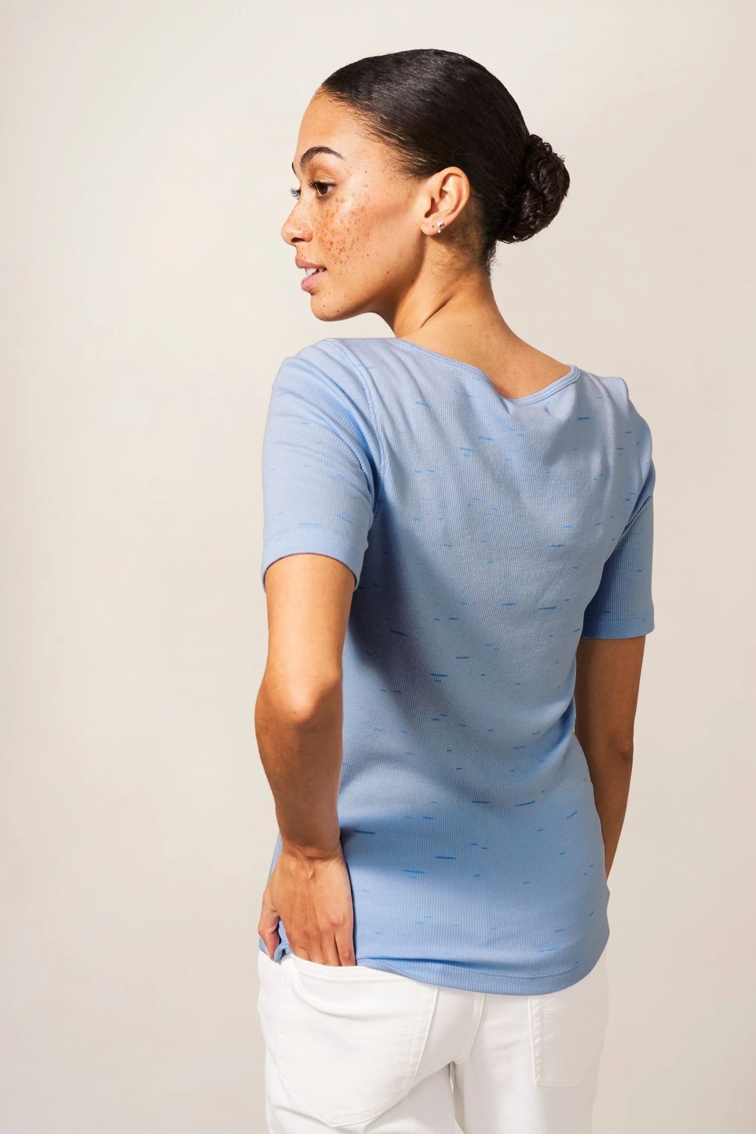 White Stuff Sherbet T-Shirt, Blau 4 White Stuff Sherbet T-Shirt, Blau – Bild 2