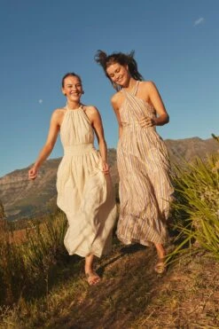 Boden Maxikleid Mit Metallic-Detail