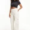 Calvin Klein Jeans High Rise Straight Twill Trousers -Next || RIVER ISLAND Verkaufsgeschäft 570192s