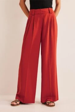 Boden Wide-Leg-Hose In Relaxed Fit, Rot