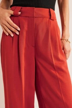 Boden Wide-Leg-Hose In Relaxed Fit, Rot -Next || RIVER ISLAND Verkaufsgeschäft 582976s4