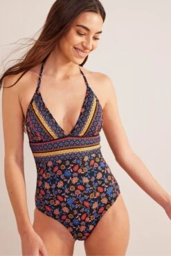 Boden String-Badeanzug Mit Tiefem Ausschnitt