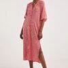 JD Williams Kaftan-Hemdkleid Mit Seitenschlitzen, Rot -Next || RIVER ISLAND Verkaufsgeschäft 752 189s