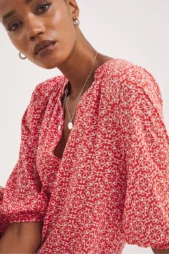 JD Williams Kaftan-Hemdkleid Mit Seitenschlitzen, Rot -Next || RIVER ISLAND Verkaufsgeschäft 752 189s4