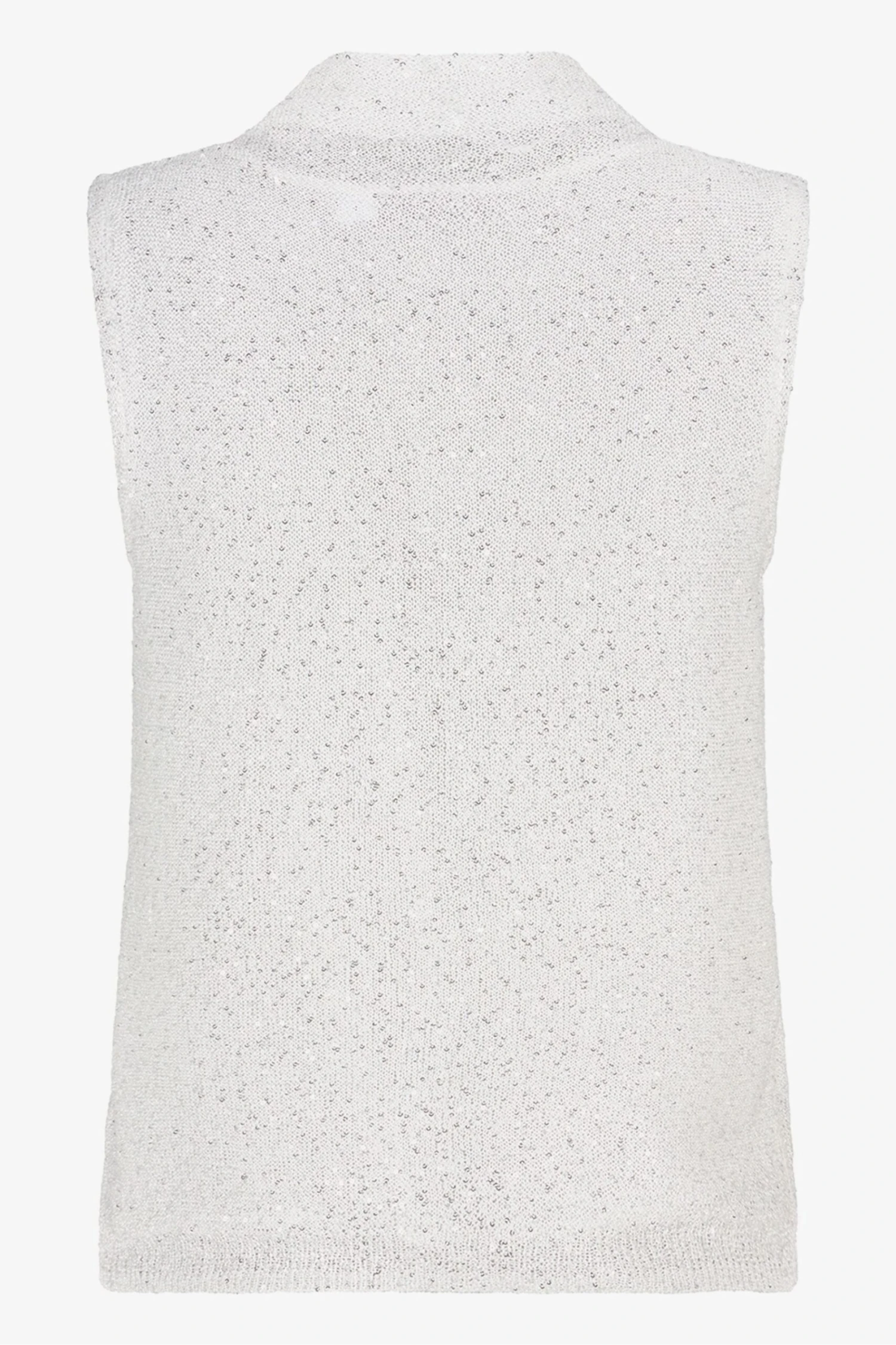 Mint Velvet Drapiertes Paillettentop, Weiß 6 Mint Velvet Drapiertes Paillettentop, Weiß – Bild 4