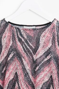 Oliver Bonas Dotty Netzstofftop Mit Zebramuster, Pink -Next || RIVER ISLAND Verkaufsgeschäft 801566s4