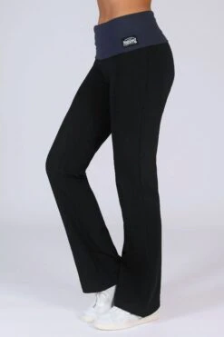 Pineapple Damen Jerseyhose Mit Umgeschlagenem Bund, Schwarz