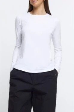 River Island White Crew T-Shirt -Next || RIVER ISLAND Verkaufsgeschäft 959155s3