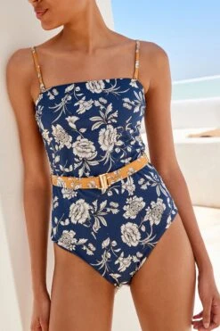 Next Trägerloser Badeanzug Mit Gürtel -Next || RIVER ISLAND Verkaufsgeschäft 999 650s4