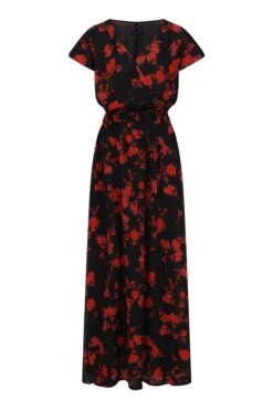 HotSquash Maxikleid Mit Wickeltop Aus Chiffon, Schwarz 7 HotSquash Maxikleid Mit Wickeltop Aus Chiffon, Schwarz -Next || RIVER ISLAND Verkaufsgeschäft 999000s3