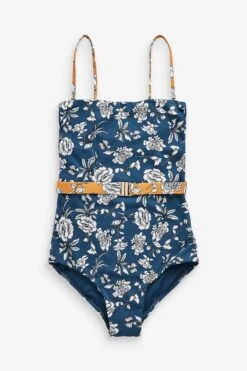 Next Trägerloser Badeanzug Mit Gürtel -Next || RIVER ISLAND Verkaufsgeschäft 999650s