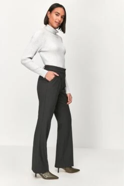 M&Co Karierte Bootcut-Hose, Grau -Next || RIVER ISLAND Verkaufsgeschäft A41363s3