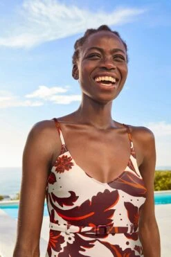 Next Badeanzug Mit V-Ausschnitt -Next || RIVER ISLAND Verkaufsgeschäft A72340s3