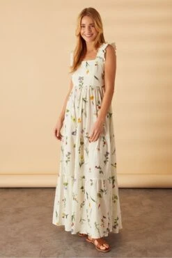 Accessorize Gestuftes, Geblümtes Maxikleid, Natur 11 Accessorize Gestuftes, Geblümtes Maxikleid, Natur -Next || RIVER ISLAND Verkaufsgeschäft C02073s4