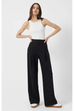 French Connection Ame Suiting Hose Mit Weitem Beinschnitt, Schwarz