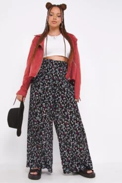 Simply Be Plissierte Hose Mit Animalprint Und Weitem Bein -Next || RIVER ISLAND Verkaufsgeschäft C14267s3