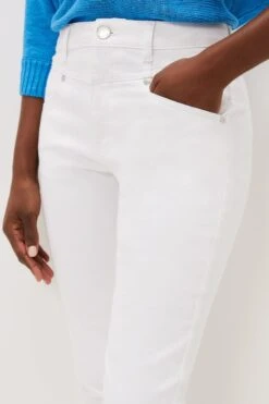 Phase Eight Hailee Skinny-Jeans Mit Ziernähten, Weiß -Next || RIVER ISLAND Verkaufsgeschäft C15041s5