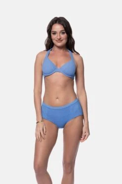 Dorina Grasse Eco Wattiertes Neckholder-Bikinitop, Blau 16 Dorina Grasse Eco Wattiertes Neckholder-Bikinitop, Blau -Next || RIVER ISLAND Verkaufsgeschäft C18 275s5
