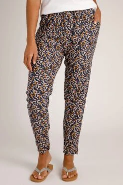 Weird Fish Tinto Bedruckte Hose Aus Ecovero™ Viscose