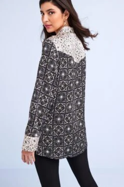 Langärmeliges Westernhemd -Next || RIVER ISLAND Verkaufsgeschäft C54 569s4