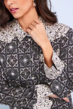 Langärmeliges Westernhemd -Next || RIVER ISLAND Verkaufsgeschäft C54 569s5