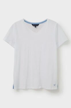 Crew Clothing Company Casual T-Shirt Aus Baumwolle, Weiss 9 Crew Clothing Company Casual T-Shirt Aus Baumwolle, Weiss -Next || RIVER ISLAND Verkaufsgeschäft C61647s4