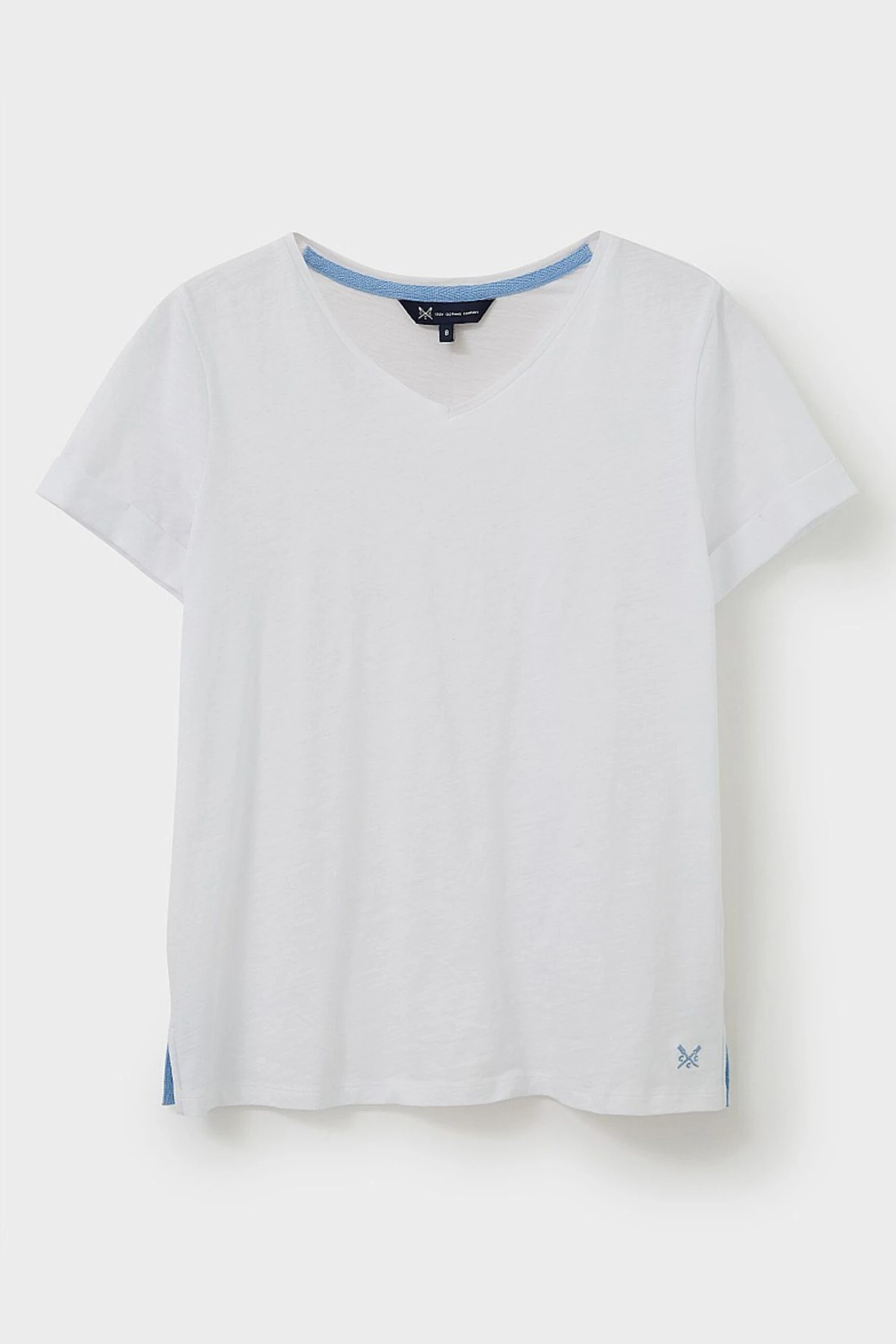 Crew Clothing Company Casual T-Shirt Aus Baumwolle, Weiss 6 Crew Clothing Company Casual T-Shirt Aus Baumwolle, Weiss – Bild 4