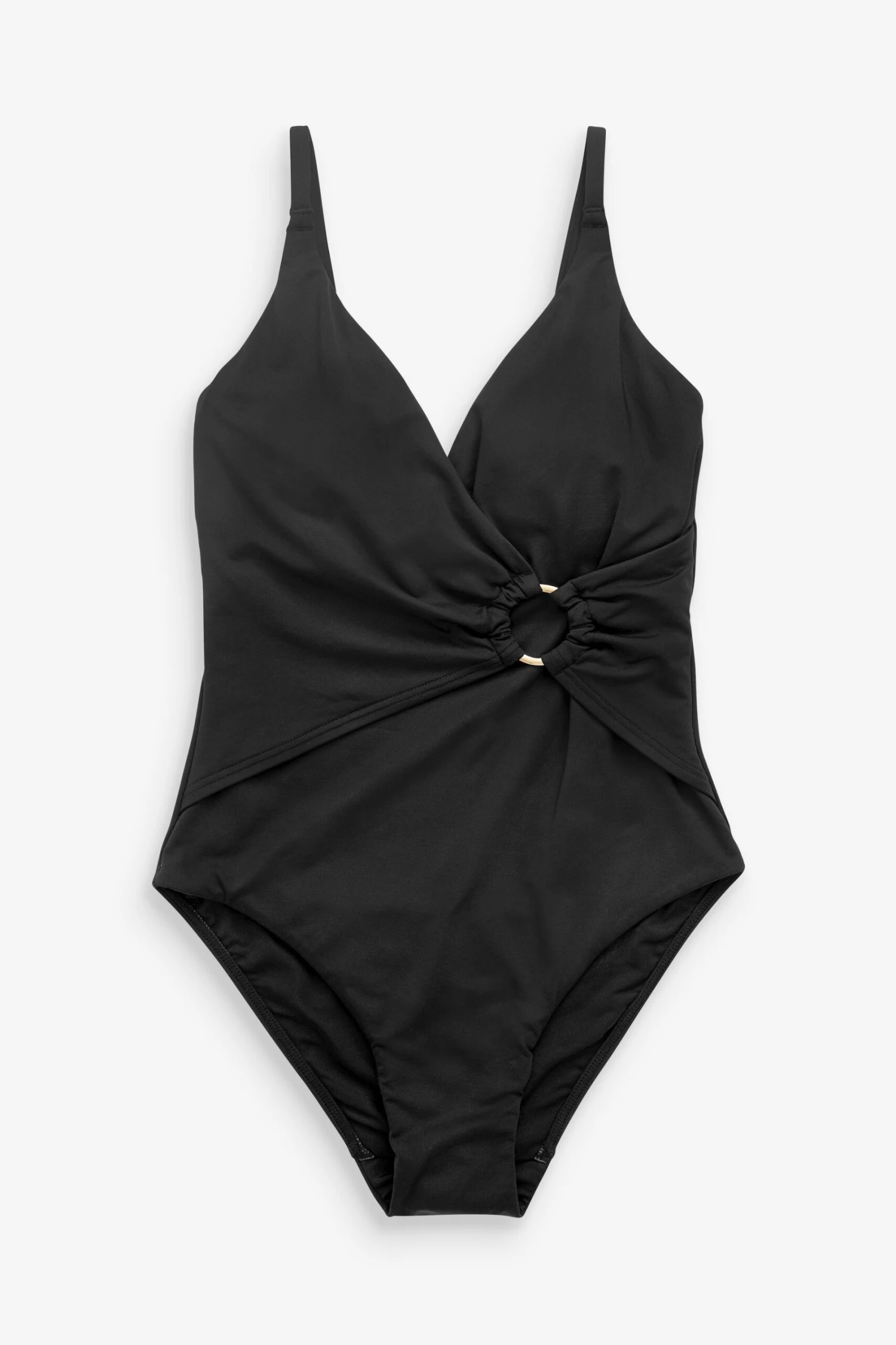 Geraffter Shaping-Badeanzug Mit Wickeldetail 7 Geraffter Shaping-Badeanzug Mit Wickeldetail – Bild 5