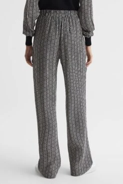 Reiss Sky Bedruckte Hose Mit Weitem Bein -Next || RIVER ISLAND Verkaufsgeschäft C75463s5