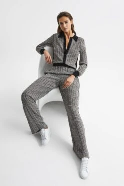 Reiss Sky Bedruckte Hose Mit Weitem Bein -Next || RIVER ISLAND Verkaufsgeschäft C75463s6