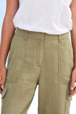 Taper-Cargohose Aus Leinenmischung -Next || RIVER ISLAND Verkaufsgeschäft C79 154s4