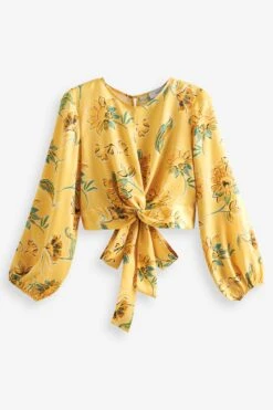 Next Langärmeliges Satintop Mit Zierknoten 11 Next Langärmeliges Satintop Mit Zierknoten -Next || RIVER ISLAND Verkaufsgeschäft C79797s5