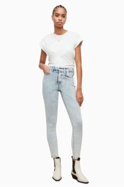 All Saints Dax Jeans, Blau