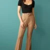 Kamelbraun - Tailored-Hose In Straight Fit Mit Gürtel -Next || RIVER ISLAND Verkaufsgeschäft C86 987s