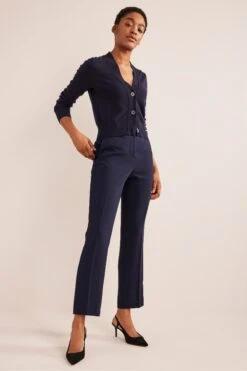 Boden Krepphose In Straight Fit