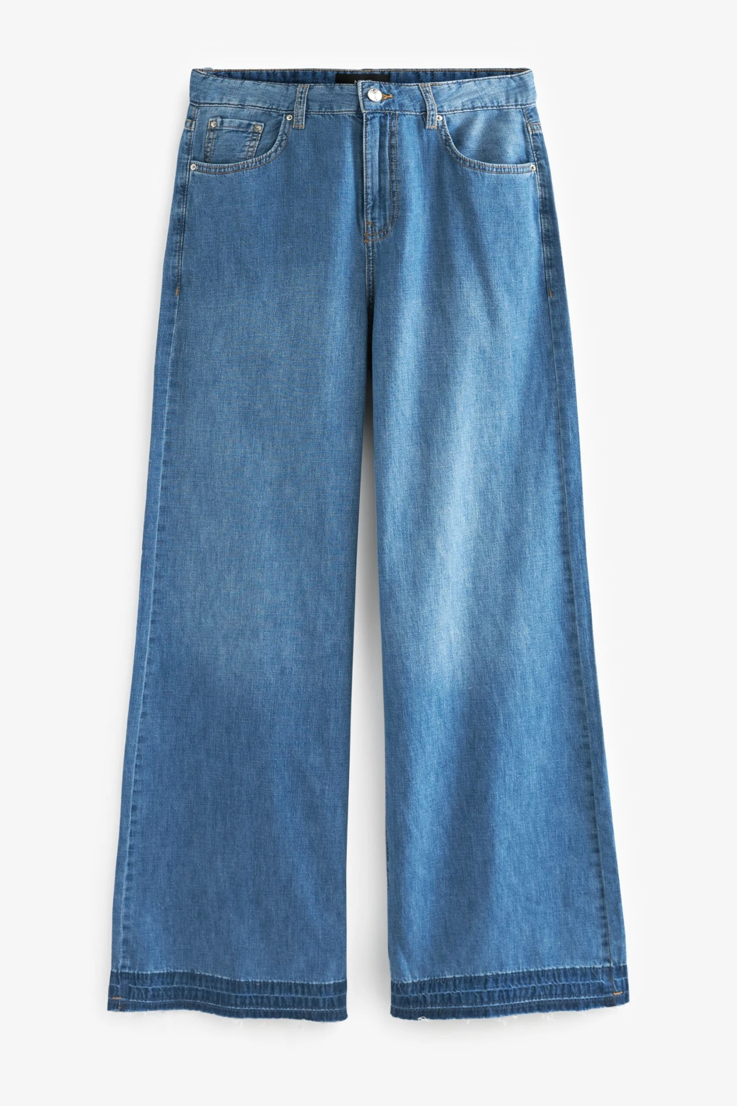 Denim, Mittelblau - Weit Geschnittene Jeans 7 Denim, Mittelblau - Weit Geschnittene Jeans – Bild 5