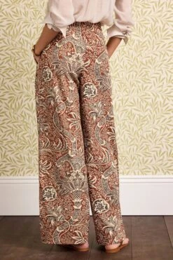 Hose Aus Leinenmischung Mit Weitem Bein -Next || RIVER ISLAND Verkaufsgeschäft D24 067s4