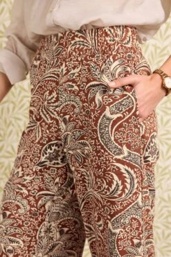 Hose Aus Leinenmischung Mit Weitem Bein -Next || RIVER ISLAND Verkaufsgeschäft D24 067s5