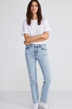 Springfield Verwaschene Jeans In Straight Fit