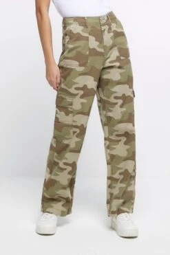 River Island Cargohose, Grün